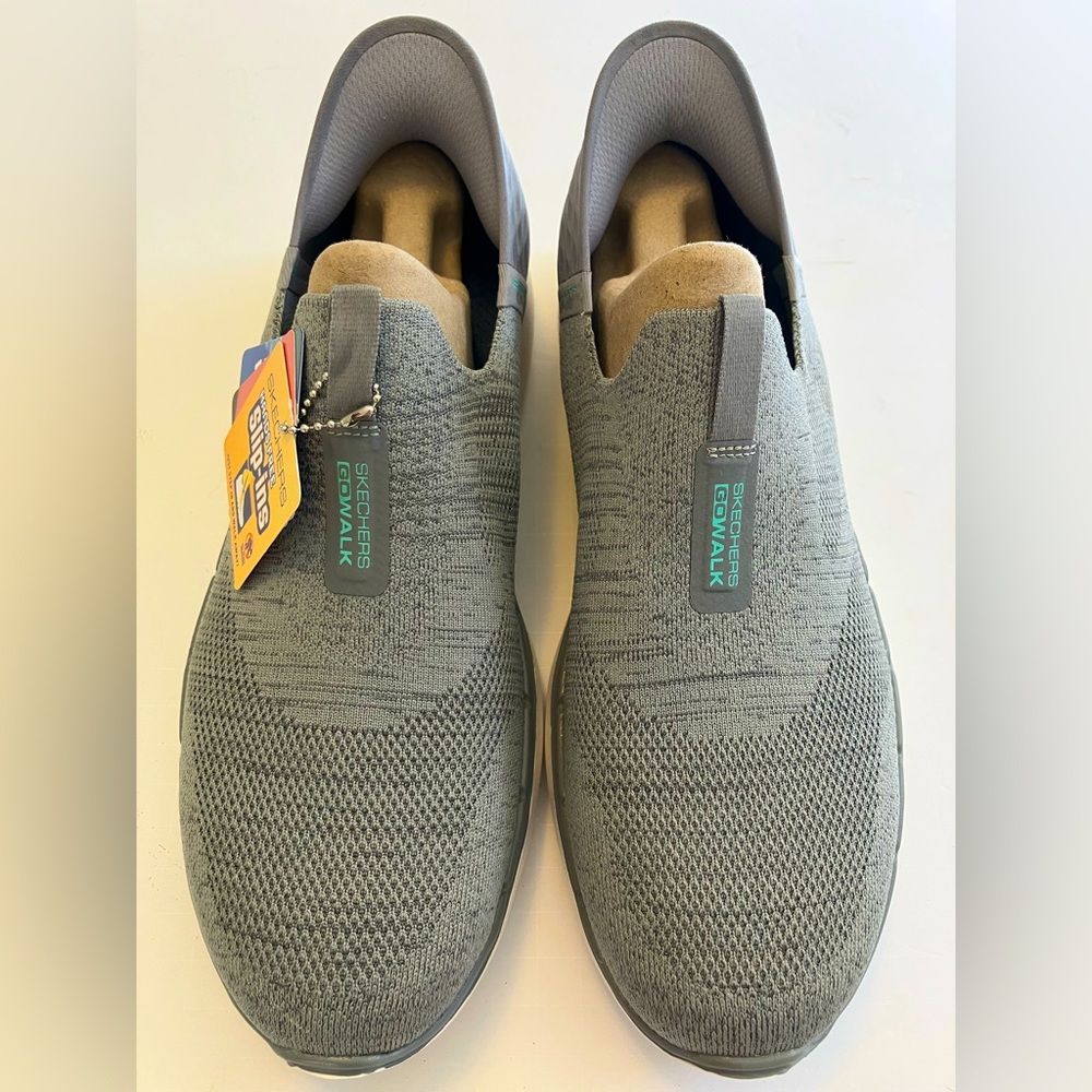 NIB Skechers Slip Ins Grey Size 11 - Picture 5 of 7
